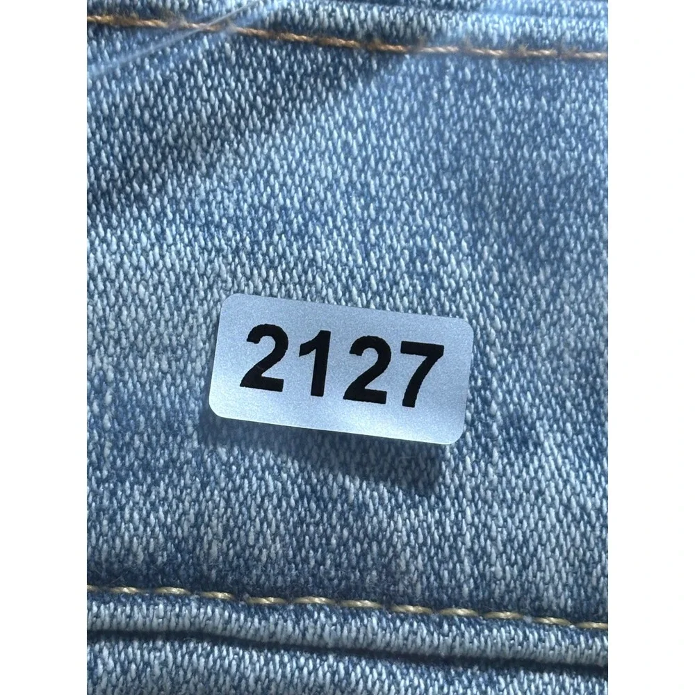 True Religion Slim Drop Rise Jeans Distressed Denim Size‎ 38 (40 Measured)